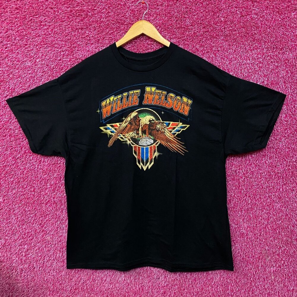 Willie Nelson Eagle Emblem Graphic T-shirt 2XL